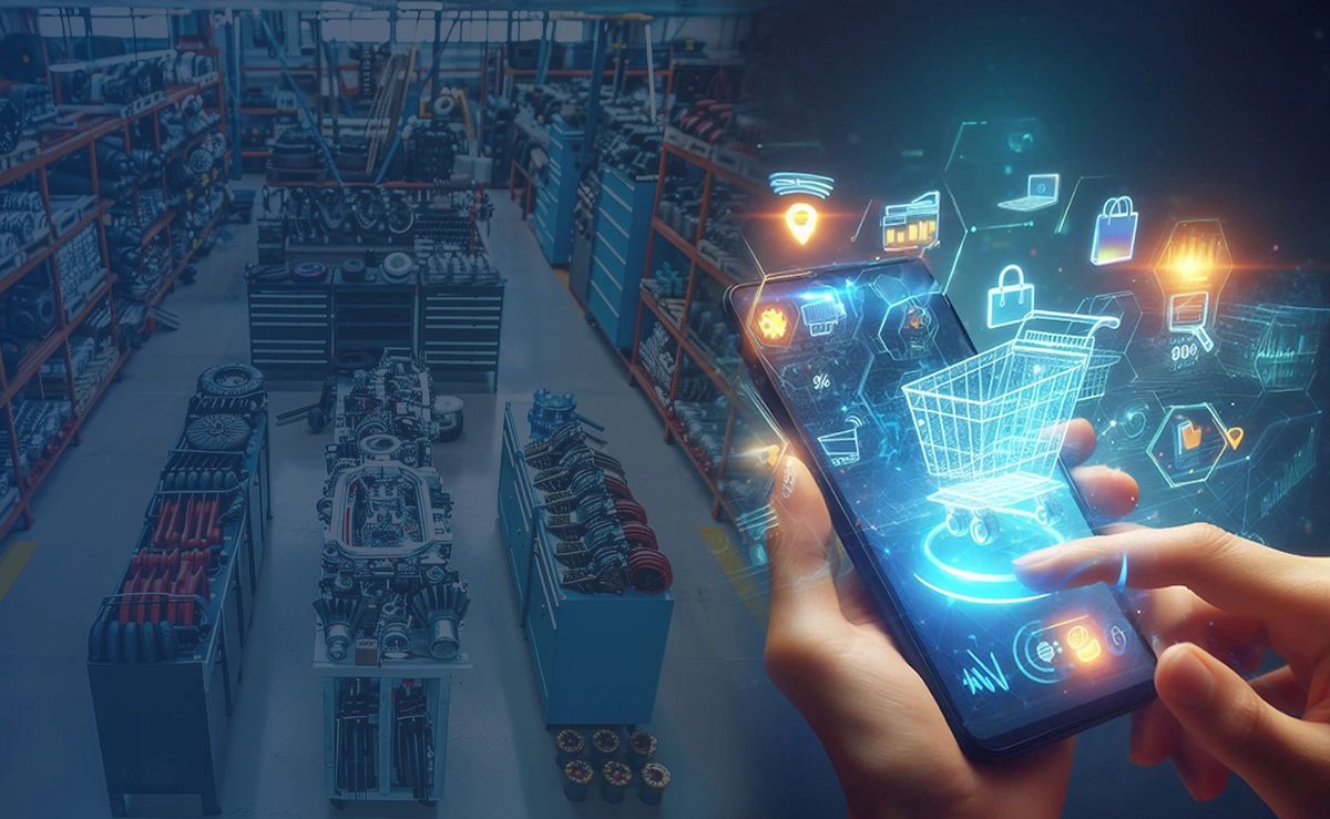 Unified commerce ecosystem connecting online and offline sales channels for seamless customer experiences.